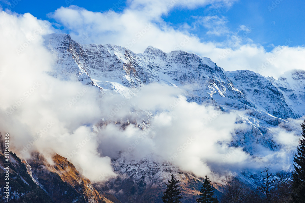 Alps mountains near Murren, Switzerland