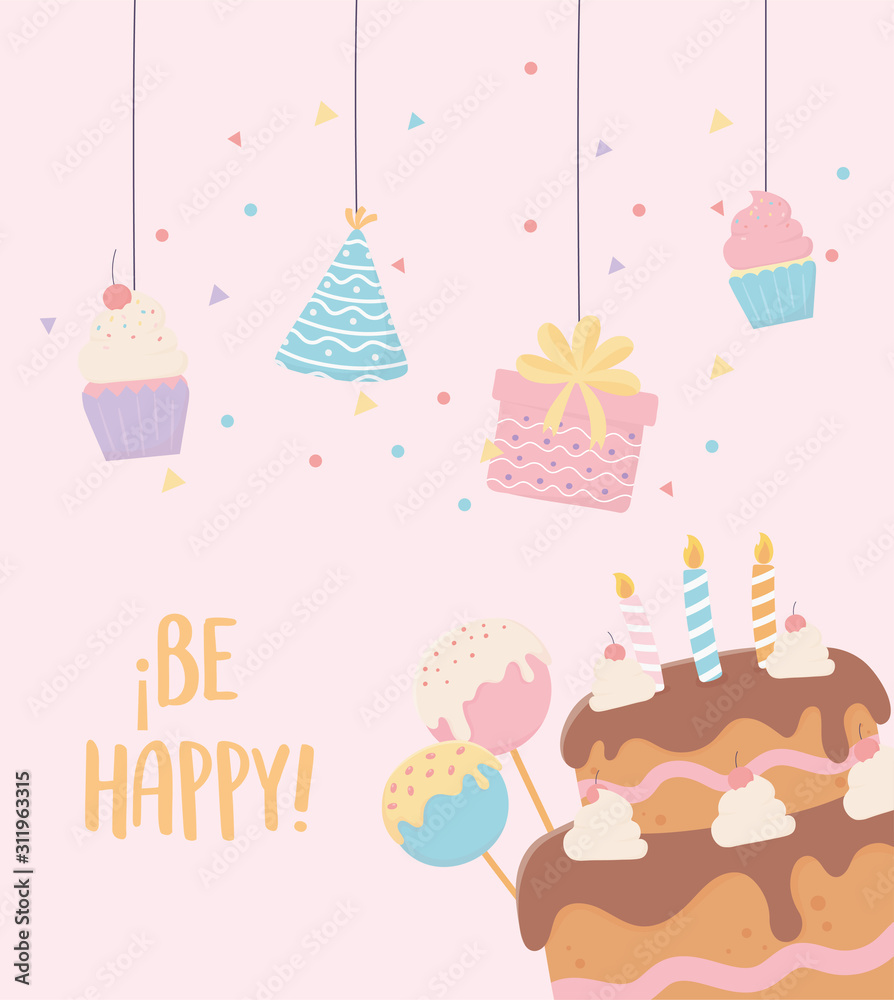 hanging gift hat birthday cake sweet candy party decoration hanging gift hat birthday cake sweet candy party decoration