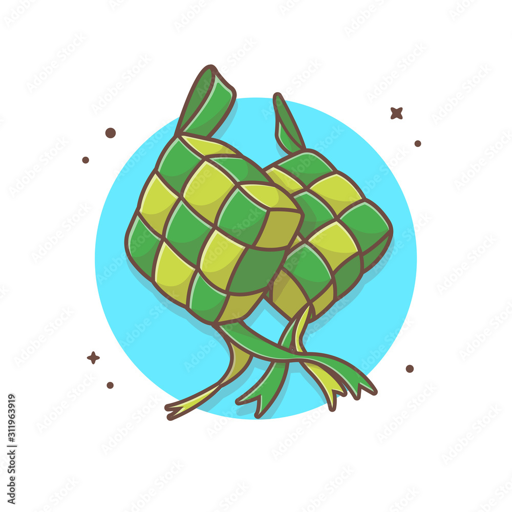Ketupat Food Vector Illustration. Happy Eid Mubarak. Moslem Food Icon. Islam Celebration. Ramadhan Logo. Flat Cartoon Style Suitable for Web Landing Page, Banner, Flyer, Sticker, Wallpaper, Background Stock Vector | Adobe Stock Ketupat Food Vector Illustration. Happy Eid Mubarak. Moslem Food Icon. Islam Celebration. Ramadhan Logo. Flat Cartoon Style Suitable for Web Landing Page, Banner, Flyer, Sticker, Wallpaper, Background Stock Vector | Adobe Stock