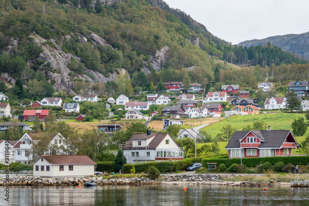 Fototapeta premium Village by the Water