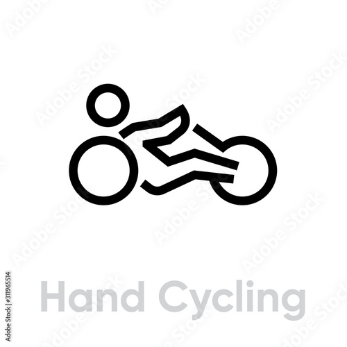 Hand Cycling activity icon