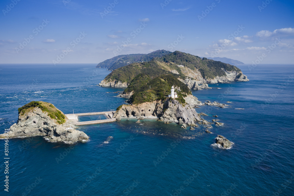 佐田岬（愛媛県伊方町）　空撮