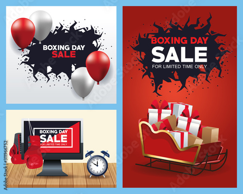 boxing day sale bundle of posters