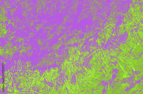 abstract acid green and purple background for design