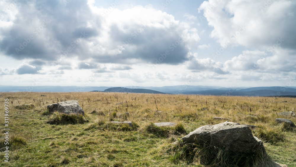 View at the Brocken mountain