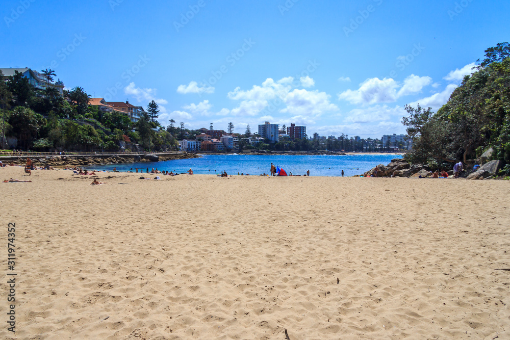 View of Shelly beach on a sunny day