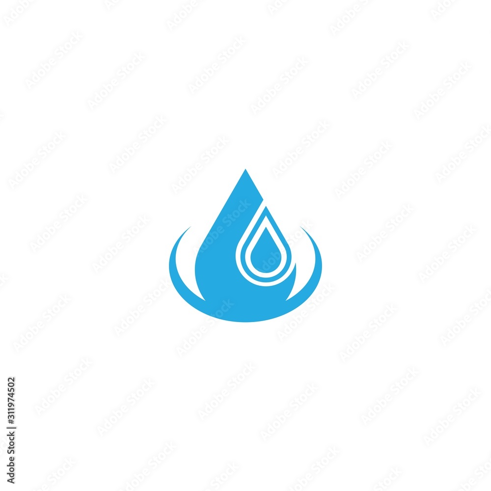 Drop logo template vector icon design Drop logo template vector icon design