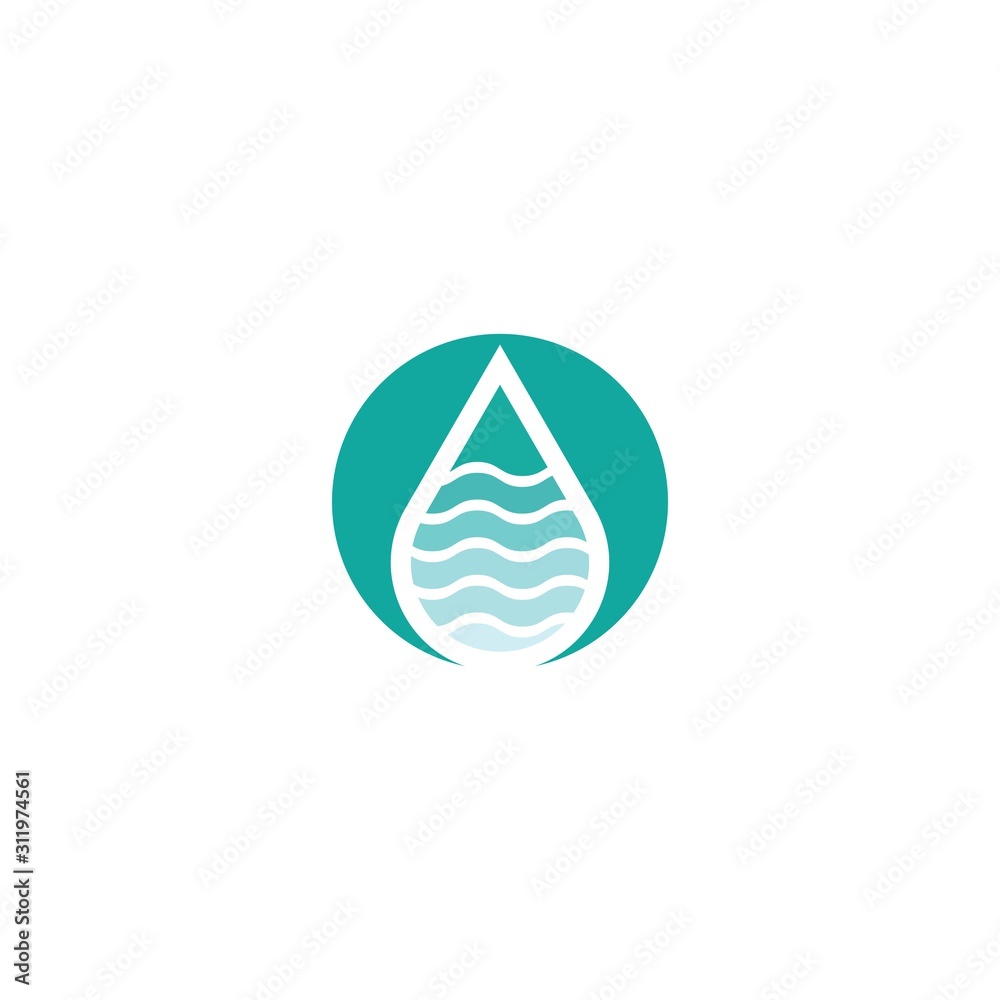 Drop logo template vector icon design Drop logo template vector icon design
