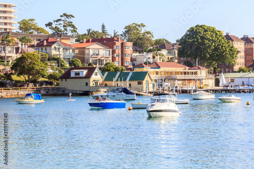 Boats in Manly Cove,