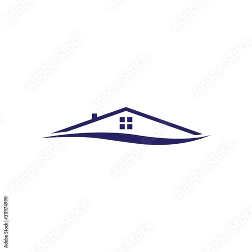 Real estate logo icon design