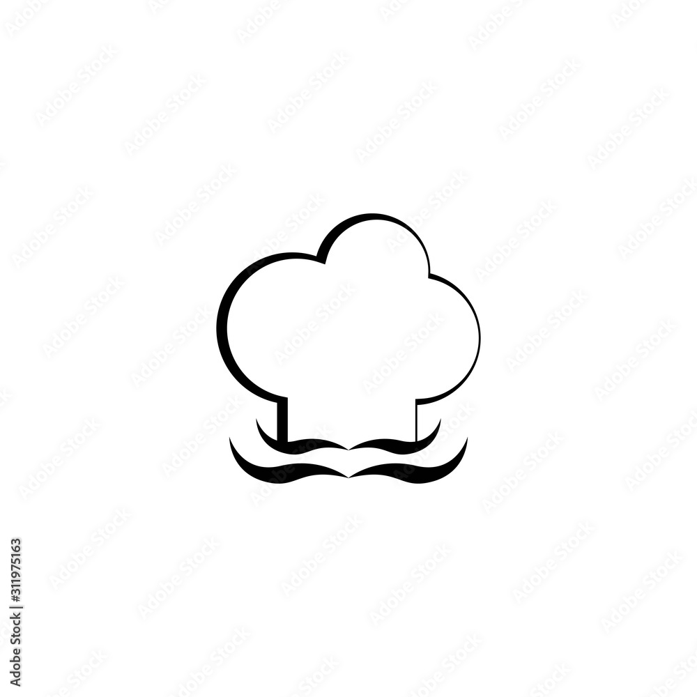Chef logo template vector icon Chef logo template vector icon