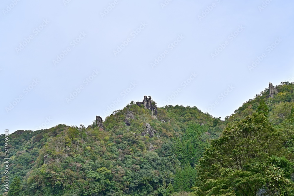 奇岩の創り出す情景＠耶馬渓、大分