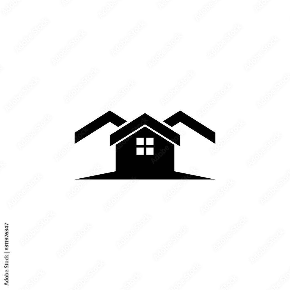 Real estate logo icon design