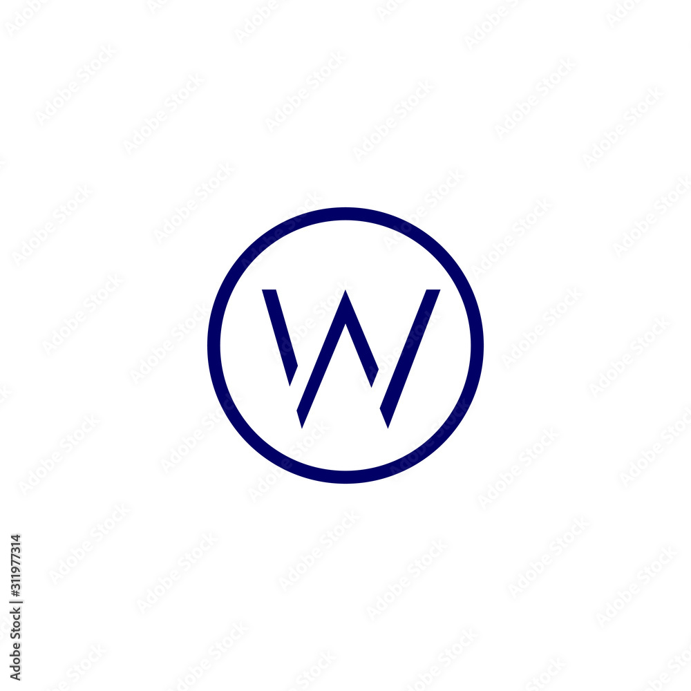 letter w arrow up simple geometric design symbol logo vector letter w arrow up simple geometric design symbol logo vector