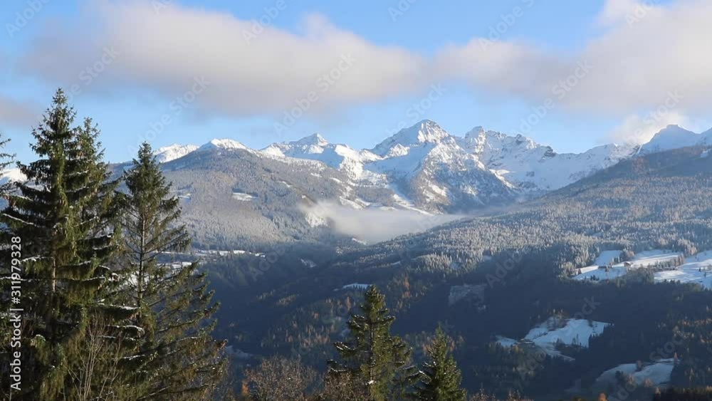 Time Lapse in the Austrian alps with clouds Time Lapse in the Austrian alps with clouds