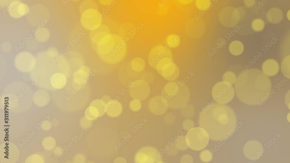 Abstract bokeh golden particles Animated Motion Background