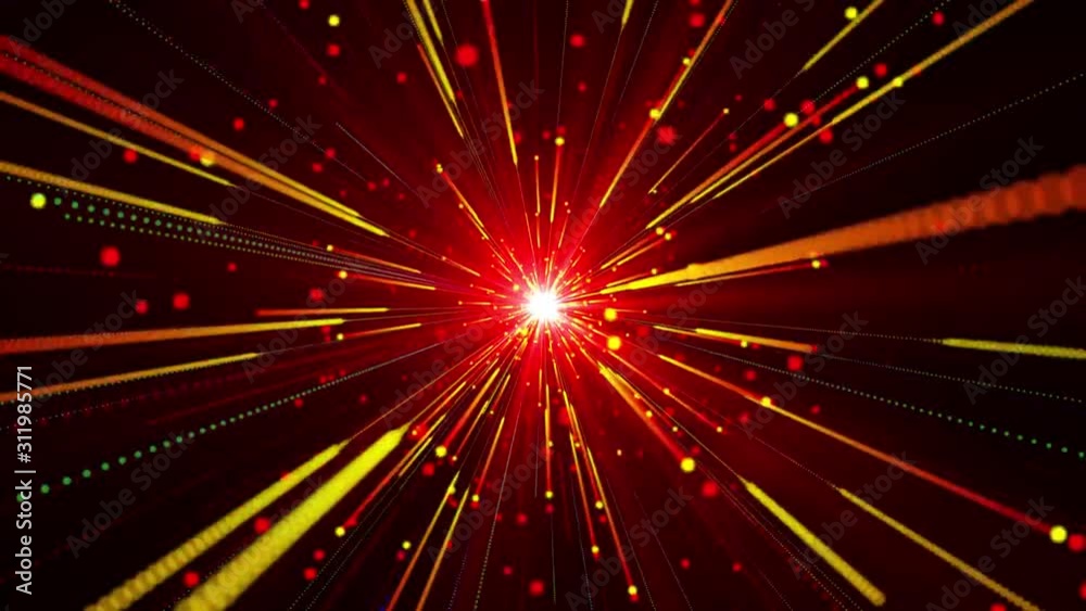 Abstract Red Moving Strong Shine Animated Motion Background