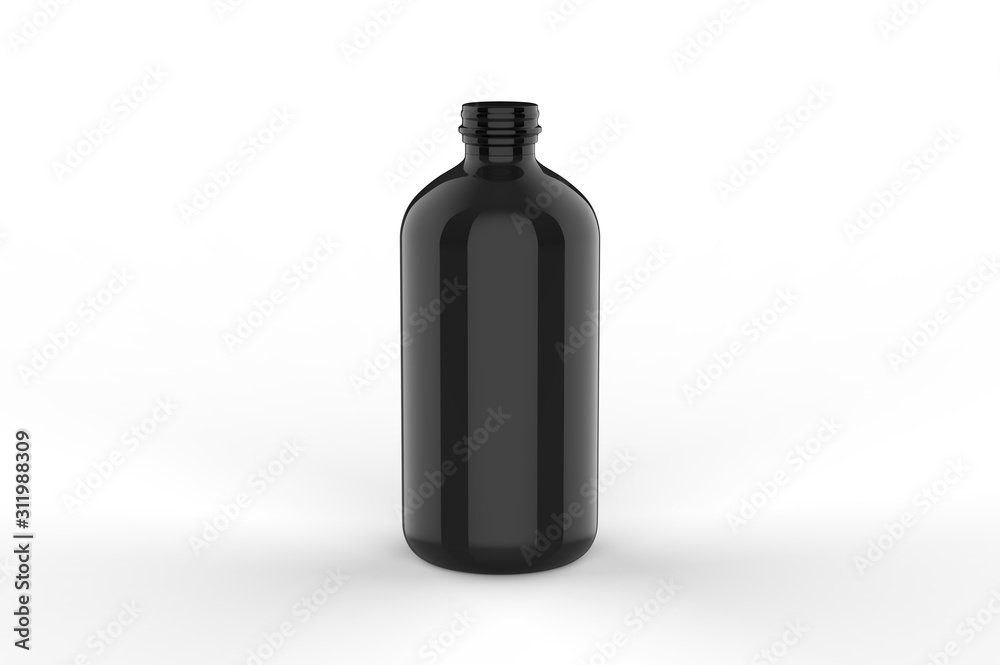 Blank Cocktail Classic Tonic Syrup For Branding, 3d render illustration. Blank Cocktail Classic Tonic Syrup For Branding, 3d render illustration.