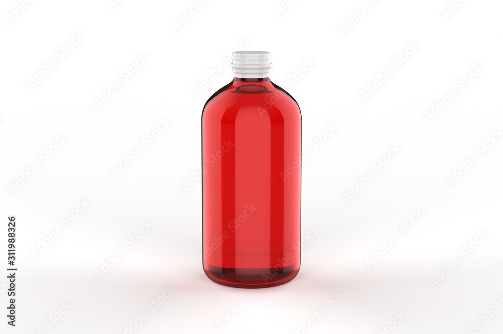 Blank Cocktail Classic Tonic Syrup For Branding, 3d render illustration. Blank Cocktail Classic Tonic Syrup For Branding, 3d render illustration.