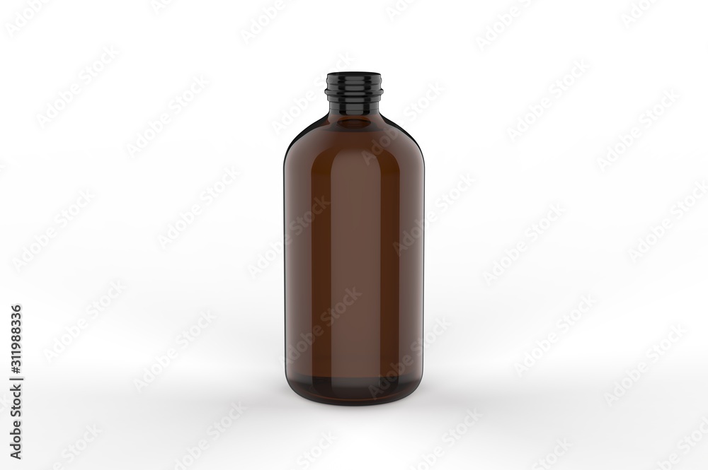 Blank Cocktail Classic Tonic Syrup For Branding, 3d render illustration. Blank Cocktail Classic Tonic Syrup For Branding, 3d render illustration.