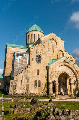 Bagrati Cathedral before sunset , The Unesco sites in Kutaisi , Georgia