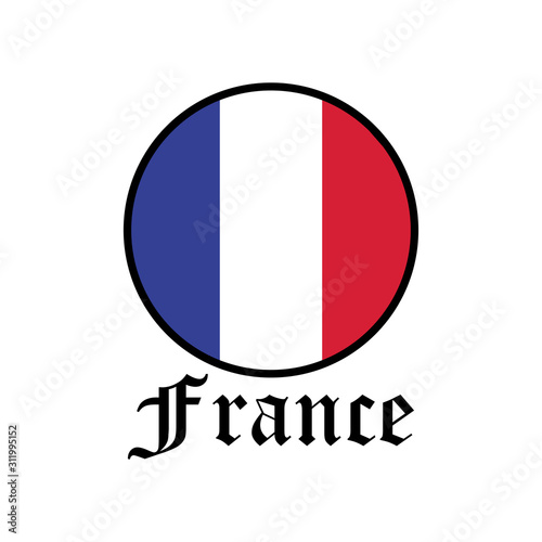 Free Download France flag icon vector - GFXLoad