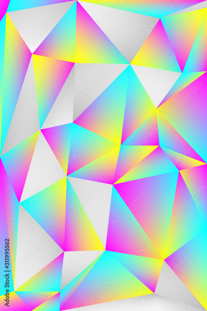 Multi-color geometric triangular low poly abstract background. Creative illustration in halftone style with gradient. Triangular pattern for your business design. Multi-color geometric triangular low poly abstract background. Creative illustration in halftone style with gradient. Triangular pattern for your business design.