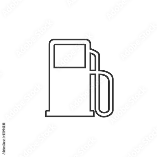 gas station icon vector illustration for website and graphic design symbol