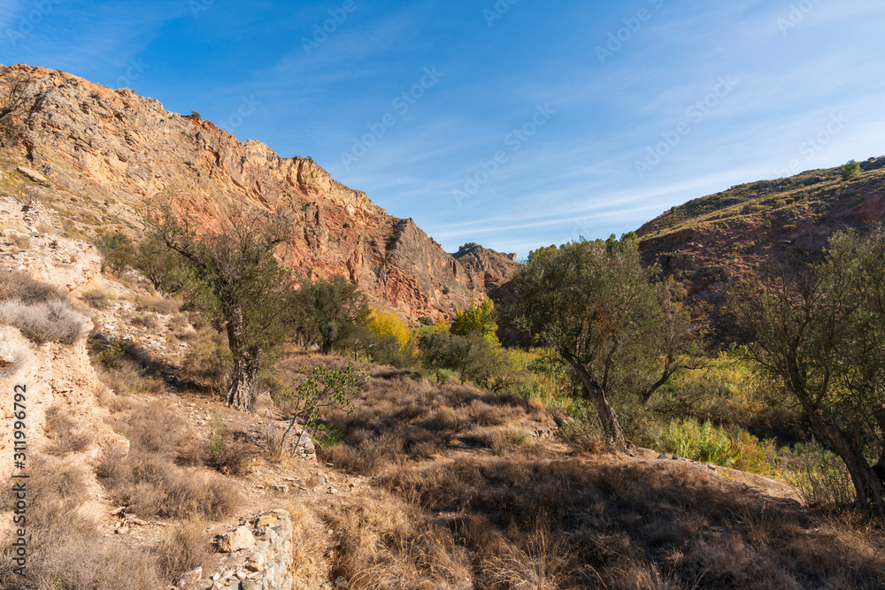 Mountainous landscape near Ugijar (Spain)