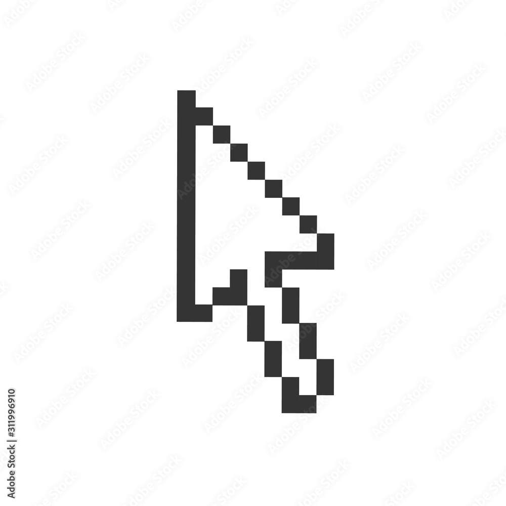 mouse pointer icon vector illustration for website and graphic design symbol mouse pointer icon vector illustration for website and graphic design symbol