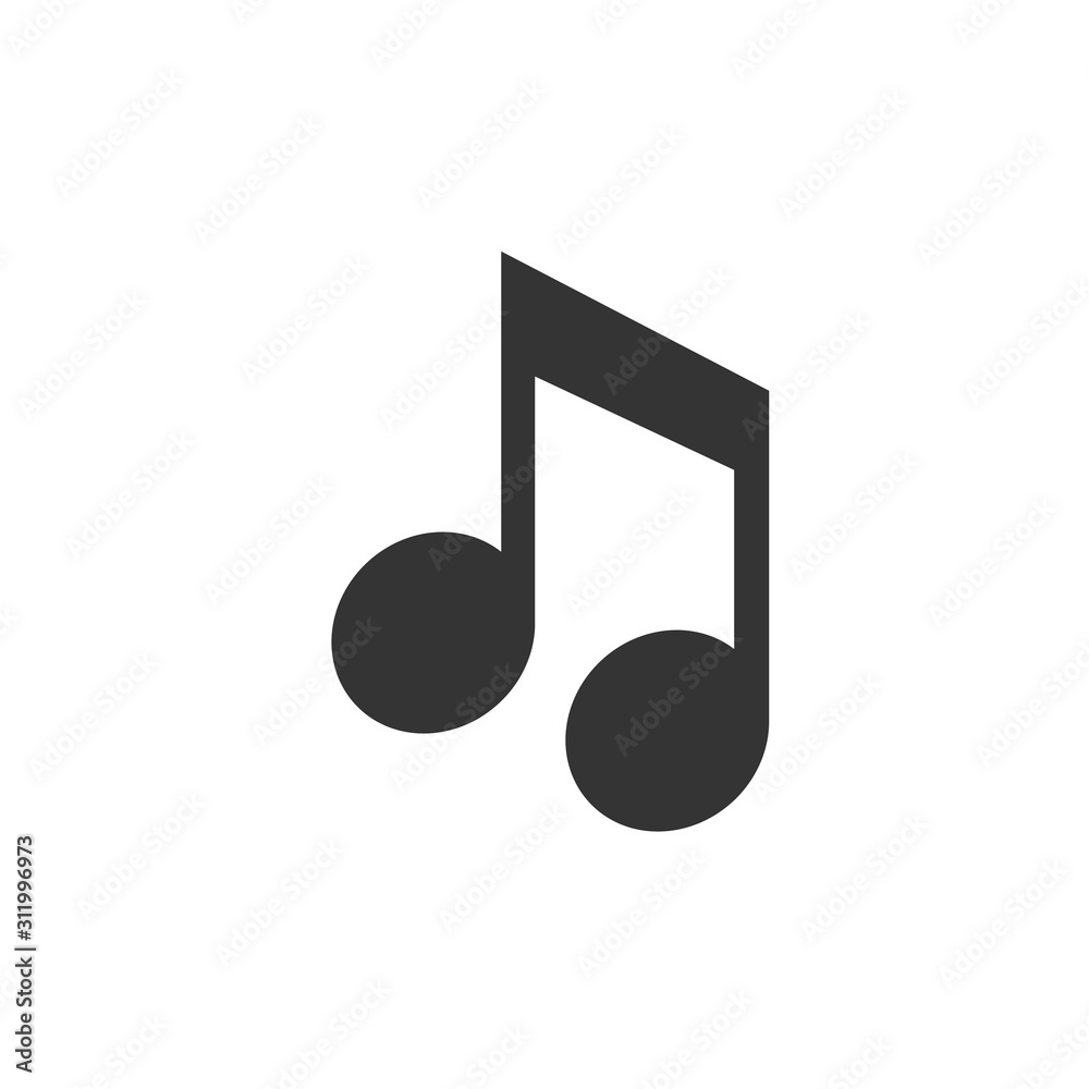 music icon vector illustration for website and graphic design symbol music icon vector illustration for website and graphic design symbol