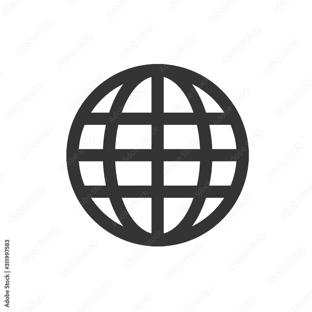 world icon vector illustration for website and graphic design symbol world icon vector illustration for website and graphic design symbol