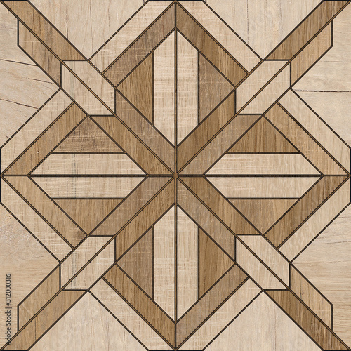 Wood texture background  X shaped  seamless pattern  Geometric wooded tile