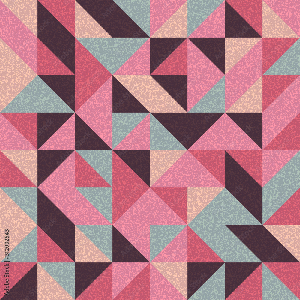 Seamless pattern with random colored triangles Generative Art background illustration Seamless pattern with random colored triangles Generative Art background illustration