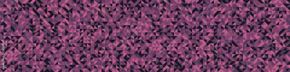 Obraz premium Seamless pattern with random colored triangles Generative Art background illustration