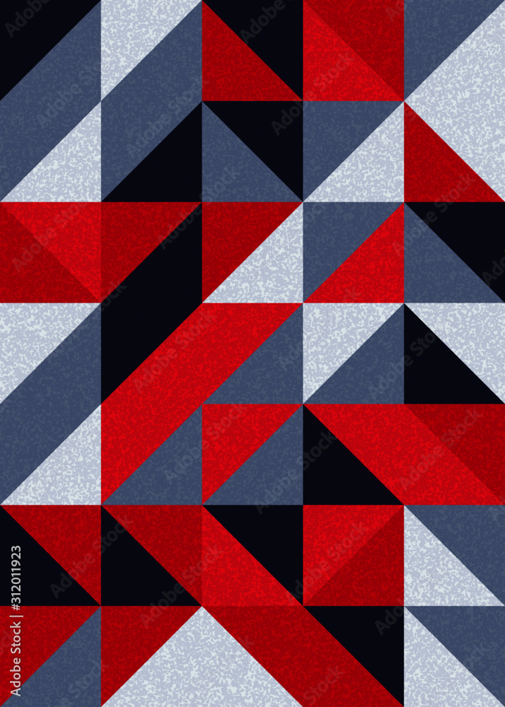 Seamless pattern with random colored triangles Generative Art background illustration Seamless pattern with random colored triangles Generative Art background illustration