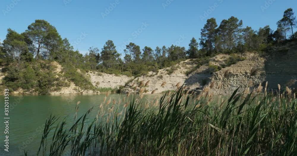 Lake of Claret, Herault, Occitanie, France Lake of Claret, Herault, Occitanie, France