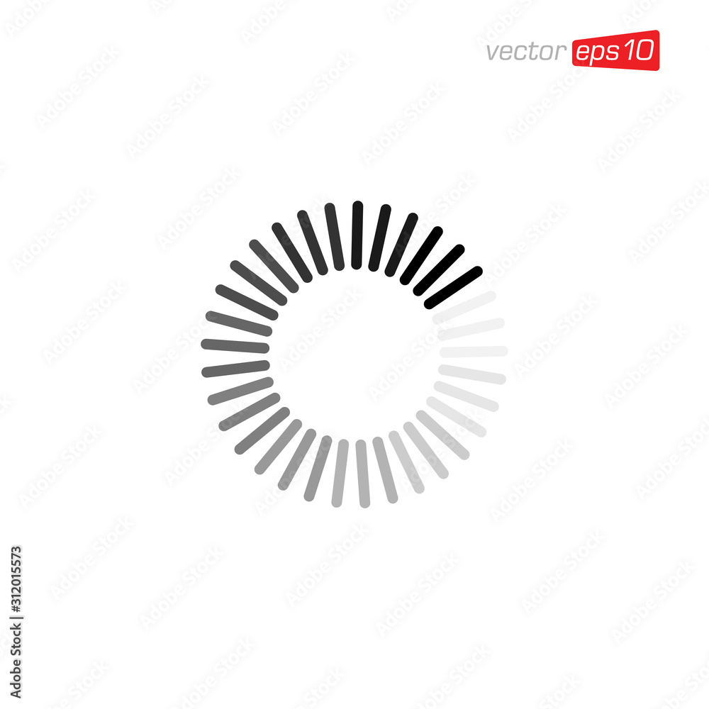 Loading Sign Icon Vector Template Loading Sign Icon Vector Template
