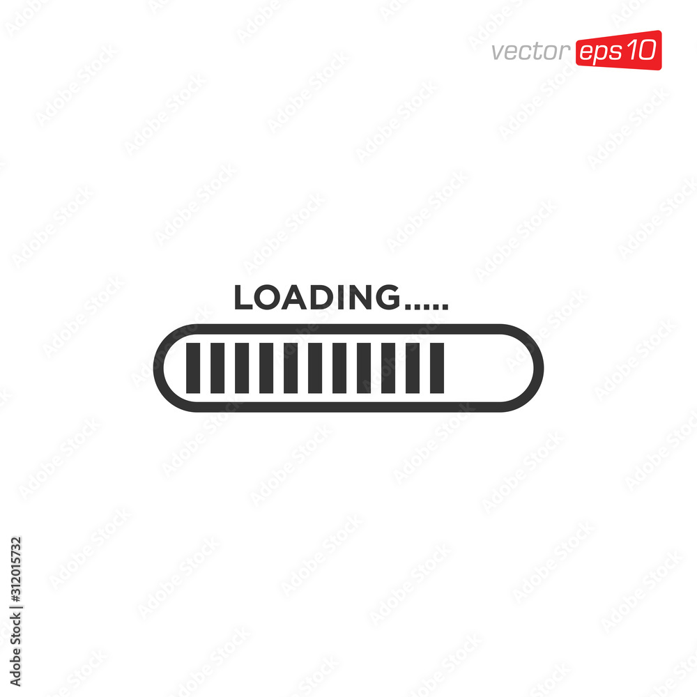 Loading Sign Icon Vector Template Loading Sign Icon Vector Template