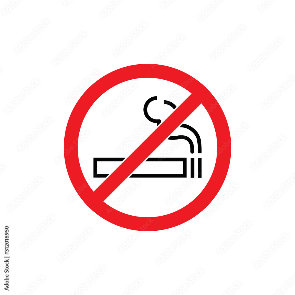 no smoking area icon vector illustration no smoking area icon vector illustration