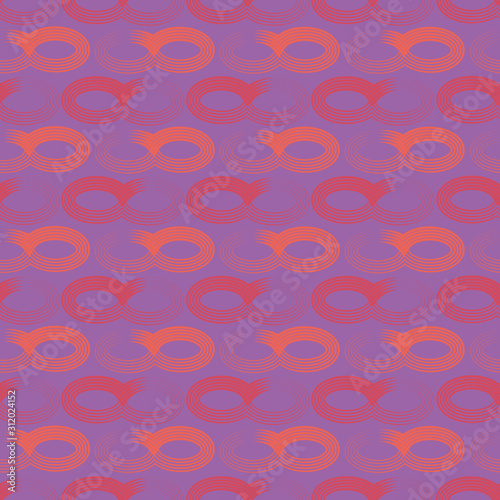 Colorful geometric seamless pattern print background design.