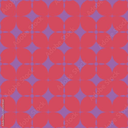 Colorful geometric seamless pattern print background design.