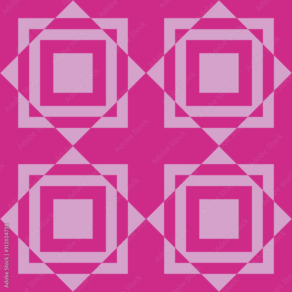Colorful geometric seamless pattern print background design.