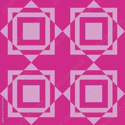 Colorful geometric seamless pattern print background design.