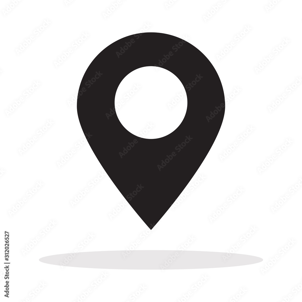 Location icon on the map Location icon on the map