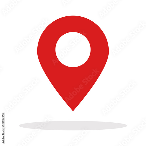 Location icon on the map
