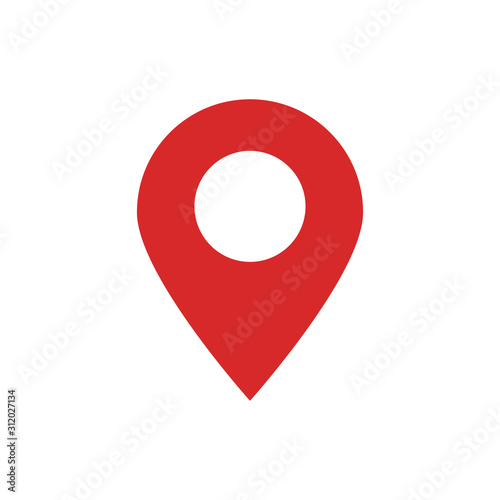 Location icon on the map.vector illustration and icon