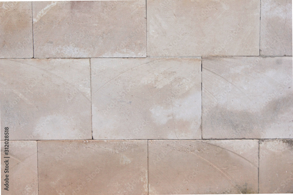 Naklejka premium decorative stone applied to the wall