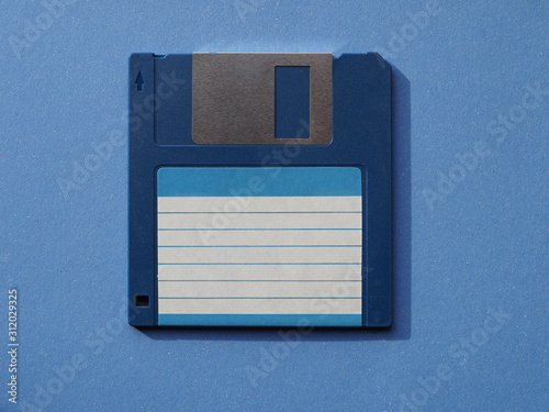 Bilde på lerret magnetic disc aka diskette