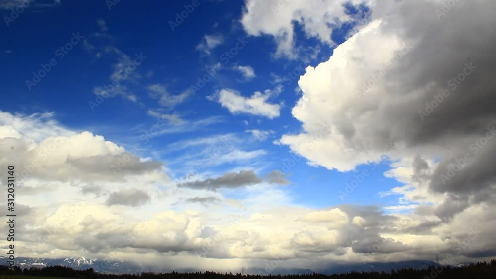 Clouds traveling cross the sky. Clouds traveling cross the sky.